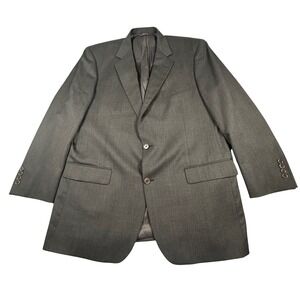 Brooks‎ Brothers Men's Madison 100% Wool 2-Button Blazer Gray USA • 44L / 39W